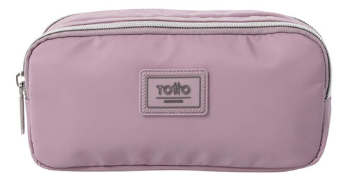 Totto Lapicera De Dama - Mujer | Con Doble Bolsillo Aynatto Rosa Lisa
