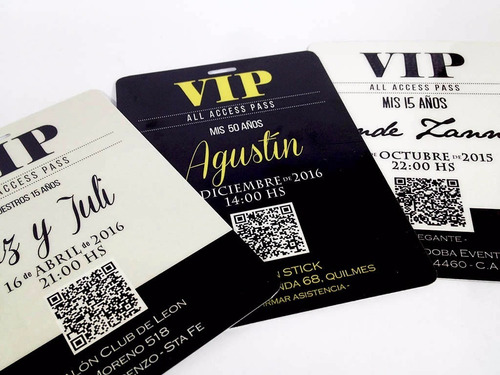 Invitaciones Tarjetas Vip 15 Años 8x11 Cordon Simple X10