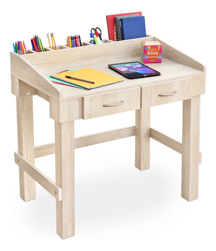 Mesa Escolar Escritorio De Tareas Infantil Con Cajones