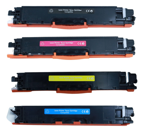 Kit 4x Cartucho De Toner Para Cp1025nw Cp1025 1025 1025