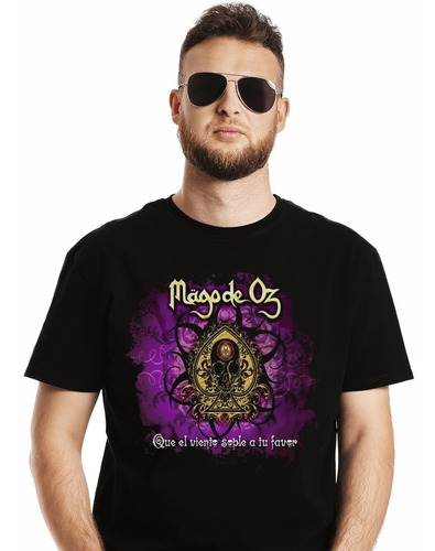 Polera Mago De Oz Que El Viento Sople A Tu Favor Metal Impre