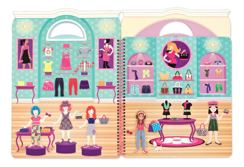Melissa Doug Libro De Actividades Con Pegatinas: Día De Glam