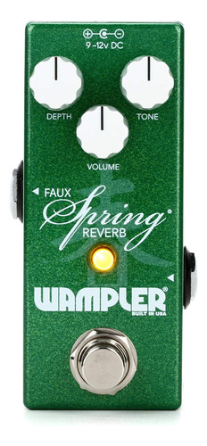 Wampler Mini Pedal De Efectos De Guitarra De Reverberación.