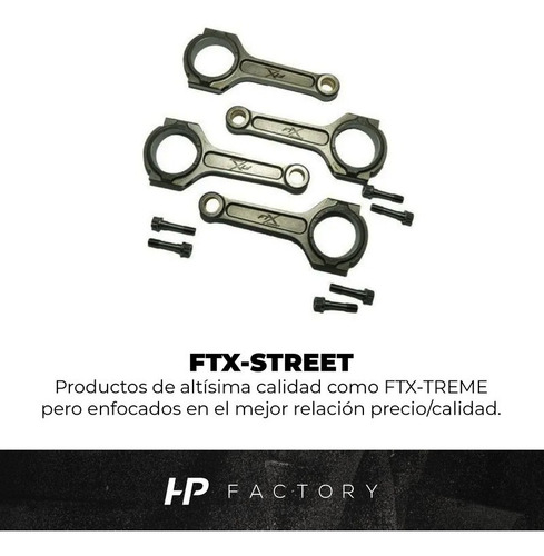 Imagen 5 de 10 de Bielas Forjadas Vw Trend Fox Street 138x17 I-beam X4 Ftx