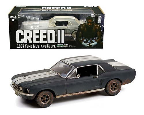Ford Mustang Coupe 1967 Creed 2 Escala 1:18 Greenlight Nuevo