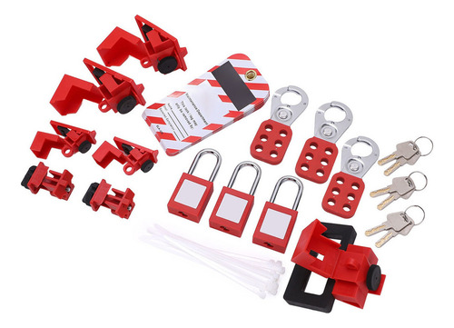 W Kit De Bloqueo Eléctrico Loto Tag Interruptor De Candado