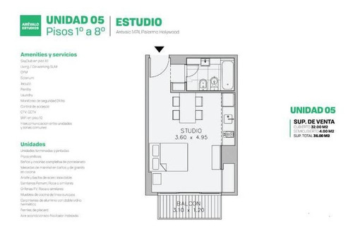Departamento En Venta Palermo 1 Ambiente