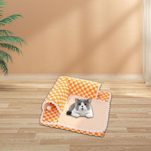 Cama TĂșnel Creativa Para Gatos, Centro De Juegos Naranja M
