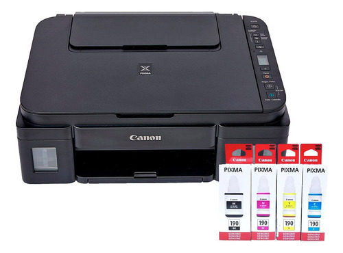 Kit Canon Impressora Multifuncional G3110 + Tintas Gi-190