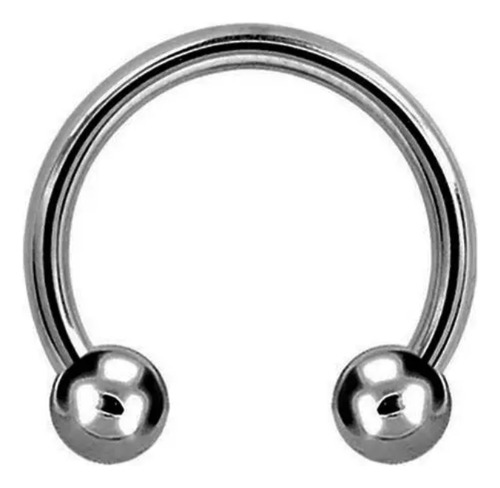 Piercing Bull Titanio Premium Piercing Baires Plateado 10mm