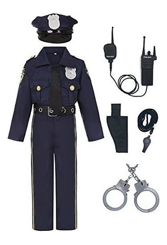 Viyorshop Disfraz De Policía Para Niños, Disfraz De Oficia