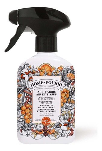 Home - Pourri Air Spray, Lychee Vanilla, 11 Onzas