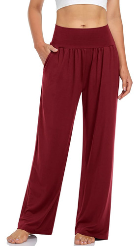 Pantalon De Yoga Ueu Para Mujer Color Rojo