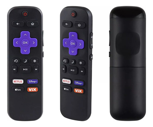 Control Compatible Con Pantalla Hitachi Roku Tv Mas Pilas