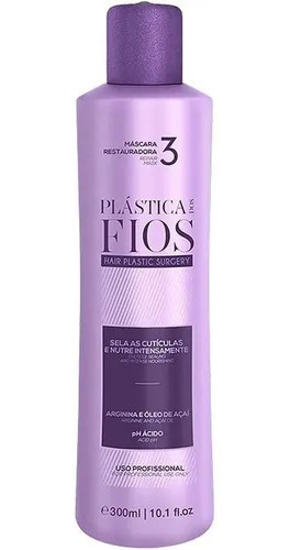 Imagem 1 de 1 de Cadiveu Plastica Dos Fios Mascara Restauradora 300ml