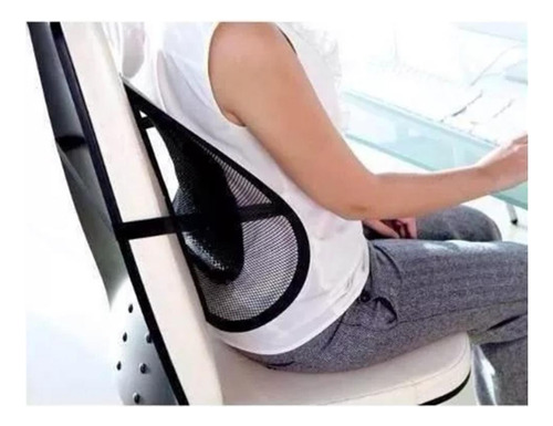 Kit 3 Encosto Lombar Carro Cadeira Veicular Com Massageador