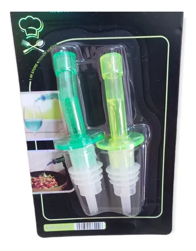 comprar 2 Dosificador Dispensador Botella Licor Aceite Vino Colores