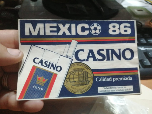 Fixture Mexico 86 Publicidad Casino