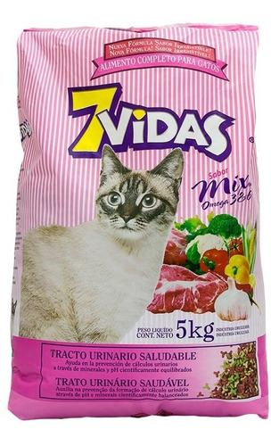 Alimento Para Gatos 7 Vidas 5k Suchina S.a