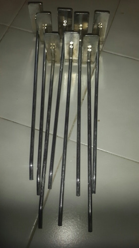 Ganchos De Metal Exhibición Tabla Acanalada. (Usado)