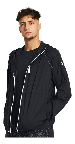 Chaqueta Ligera Ua Launch Hombre Negro Under Armour