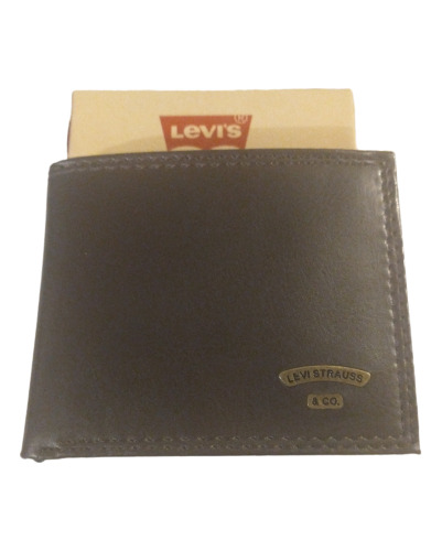 Cartera Para Hombre, Levi's ®, Brown, Mod 31 Lp220121, Rfid 