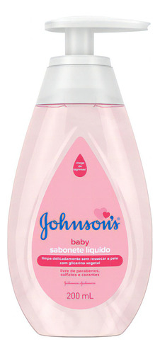 Sabonete líquido Johnson's Baby Iconic Classics Milk em líquido 200 ml