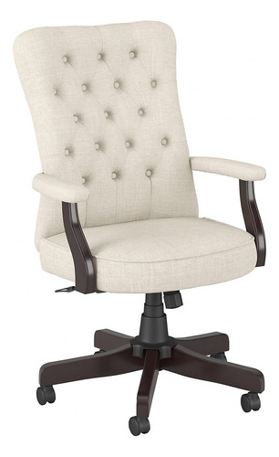 Bush Business Furniture Arden Lane - Silla De Oficina Con R. Color Crema (cream Fabric)