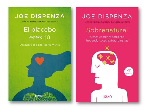 * 2 Libros Joe Dispenza El Placebo Eres Tu + Sobrenatural *