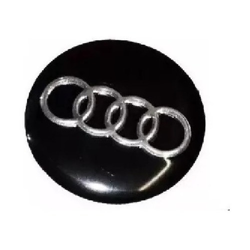 1 Aplique Emblema Adesivo Audi Chave Canivete Aluminiom