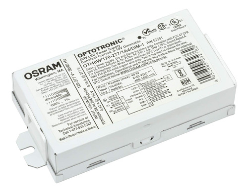 Osram Optotronic Controador Led Compacto Ca Hz Intensidad