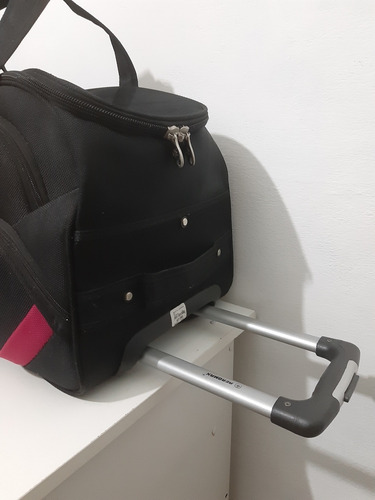 Bolso Con Carro Ruedas Viaje Grande Repele El Agua Oferta