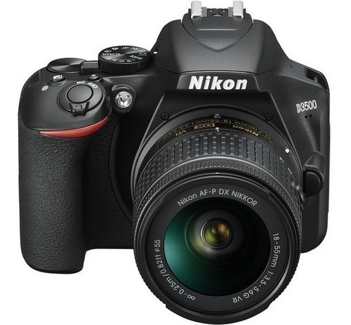 Câmera Nikon D3500 Dslr Lente 18-55mm Lançamento 12x S/juros