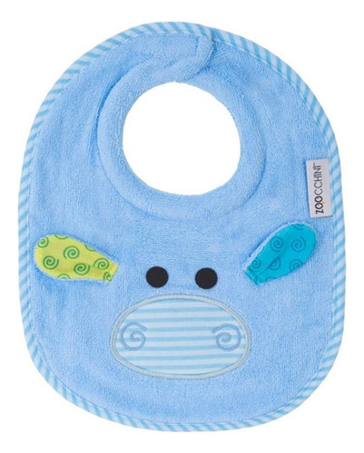 Bebés/niños Babero Toalla Diseño Hippo Zoocchini