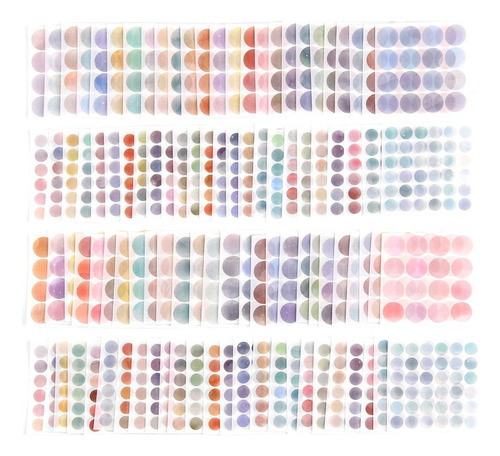 Pegatinas Washi Dots Para Álbumes De Recortes, 100 Hojas, Co