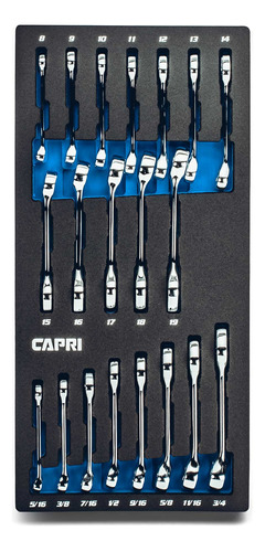 Capri Tools Xt90 Wavedrive Pro - Juego De Llaves Combinadas