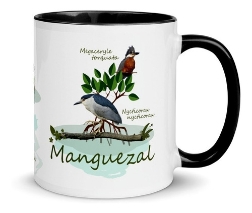 Imagem 3 de 7 de Caneca Personalizada Aves De Ubatuba (aves Do Mangue)