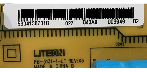 Fuente Insignia 5604130731 Pb-3131-1-lf V.4 Ns-32l450a11 (Usado)