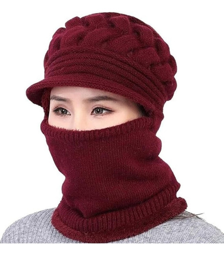 Gorro Pasamontañas Con Forro De Felpa Antialérgico + Regalo