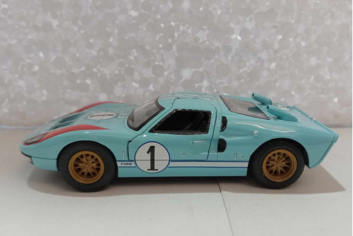 Auto Coleccion Ford Gt 40 Mk2 1966 Kinsmart 1/32