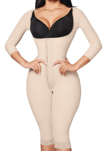 Faja Colombiana Postoperatoria Y Post Parto Rodilla O-025 Beige M