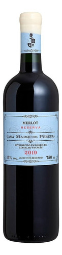 Vinho Casa Marques Pereira Reserva Merlot Tinto Seco 750ml