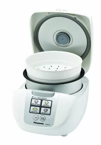 Panasonic SR-3NAL Olla para arroz automática con capacidad de 1,5 tazas,  plateada, Plateado