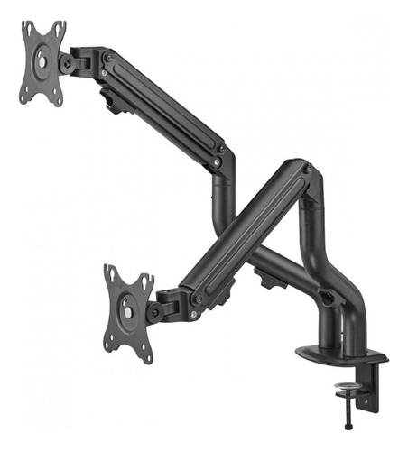 Soporte Para 2 Monitores Brazo Inclinación Y Rotación Libre