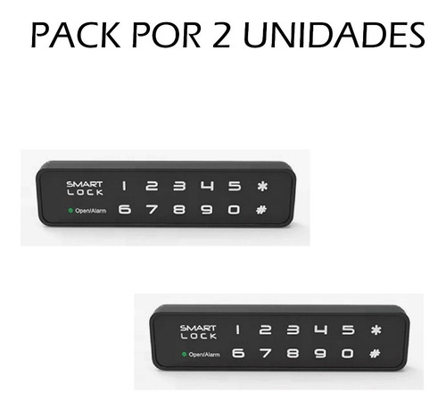 Cerradura Muebles Cajones Tekno Mini F023h Packx2 Huella *c
