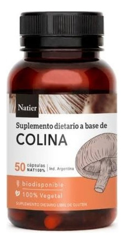 Colina Sistema Cognitivo Activo X 50  Caps Natier Excelente