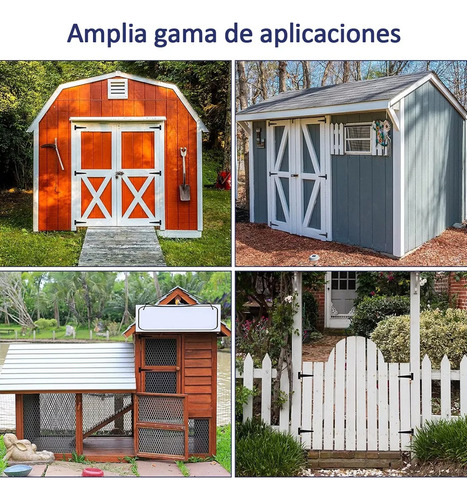 8 Pcs Bisagras Alcayata Para Portón En T 6 Pulgadas Antióxid
