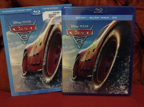 Imagen 2 de 2 de Cars 3 Pelicula Bluray