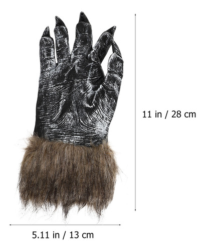 1 Juego De Guantes De Gorila Para Halloween, Accesorios De R