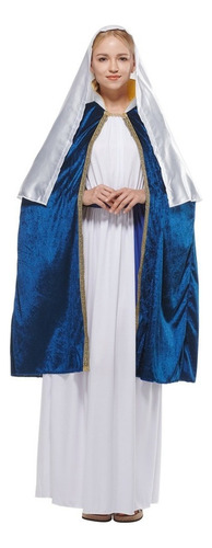 Vestido De Mujer Virgen María Disfraz De Halloween De Madre